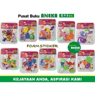 EVA Foam sticker / Shiny Foam Sticker / Kids play Art craft / Creative self adhesive / Hairball / /