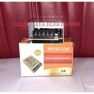 BOSSECOM 3A 12V Outdoor LED Strip Transformer CCTV Power Supply LED Transformer
