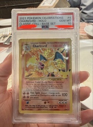 Pokémon 美版25週年復刻噴火龍 PSA10