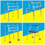 Foldable Reciprocal Walking Frame / Adjustable Walking Clutches Axillary Mobility Walking Aid