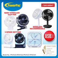 PowerPac USB Fan Portable Wireless usb fan (PPUF223/PPUF226/PPUF227/PPUF229)