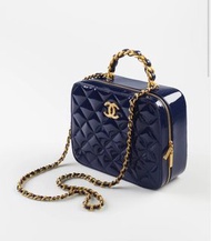 (情人節禮物）Chanel 漆皮化妝包Vanity Case