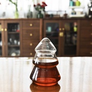 Creative Christmas Tree Glass Cup with Lid Coffee Cup Heat-Resistant Breakfast Cup Dessert Cup Micro