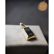 Fledios Jokong Emas 916  Pendant / Fledios 916 Gold Bar Pendant