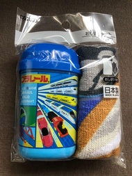 新幹線小毛巾連盒套裝(日本制)