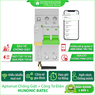 Công Tơ Điện Aptomat Chống Giật Chống Rò Hunonic Batec Hẹn Giờ Thông Minh RTC