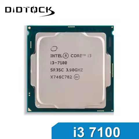 Intel Core i3 7100 CPU 3.9GHz Dual-Core 4-Thread 51W LGA 1151 Desktop Processor