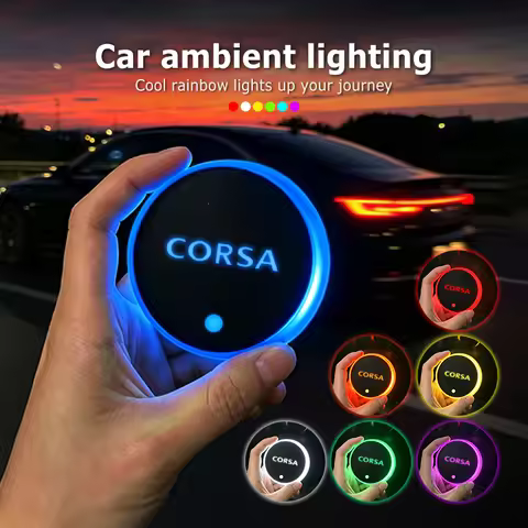 For Opel Self-adhesive Car Window Induction Lamp 7 Colorful Luminous Combo Meriva Adams X Insignia A