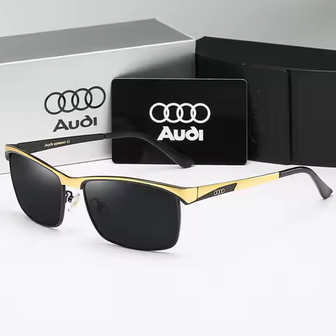 Audi Sunglasse Luxury brands s for Men Polarized Sun Glasses Travel Eyewears Classic Pilot Goggle wi