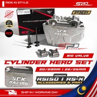 Cylinder Head C-Kit (Big Valve 20/23MM / 22 /25MM) SCK Racing for RS150 / RSX150