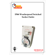 IP66 Weatherproof Switched Socket Outlet