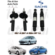 Front & Rear Shock Absorber (SACHS) for Peugeot 206 Bestari 1.4cc 206 1.6 206cc 207