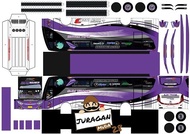 DIY Miniatur Bus SJM Ratu Maher Papercraft