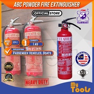 Mytools Flammart 1kg ABC Dry Powder Fire Extinguisher SIRIM Approved Pemadam Api