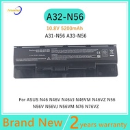 wholesale A31-N56 A32-N56 A33-N56 Laptop Battery For Asus N46 N46V N46VJ N46VM N46VZ  N56 N56D  N56D