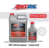 AMSOIL 100% Synthetic European Motor Oil 5W-40 (Mid-SAPS) ฝาแดง สังเคราะห์แท้สำหรับรถยุโรป