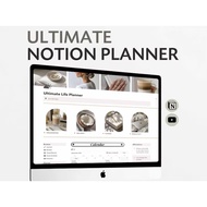 2025 Notion Planner - Notion Template, All-in-One Notion Life Planner, Notion Dashboard, Aesthetic U