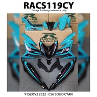 Rapido Cover Set Assembly Y15ZR V2 2022  (Sticker Tanam)