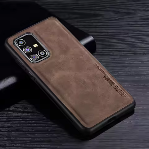 Simple pattern TPU Soft Silicone Case For Samsung Galaxy A31 A41 M31S M51 Case Pu leather For Samsun