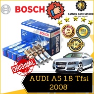 (1@Set) BOSCH Double Platinum Spark Plug Audi A1 A3 A4 A5 B8 A6 A8 D4 Q3 Q5 2.0 Q7 3.0 R8 FSI TT - 0