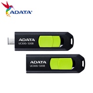 Uc300 ADATA แฟลชไดรฟ์ USB 3.2 USB,แฟลชไดรฟ์32GB 64GB 128GB ไดร์ฟปากกา256GB U ดิสก์สำหรับแล็ปท็อปและแท็บเล็ต
