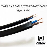 MAJU 23/0.15 x2C PVC VDE TWIN FLAT CABLE