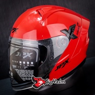 Jpx NOVA X SOLID HELMET | Red FERRARI GLOSS BLACK | Nova-x DOUBLE VISOR