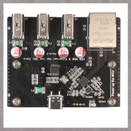 [M G L O] RPi0-3U1ETH Expansion Board for Zero- 100Mbps Ethernet Port& 3X USB 2.0 Ports Riser Card