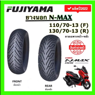 ยางนอก FUJIYAMA เรเดียล (ไม่ใช้ยางใน) ลาย CITY-V (TUBELESS) 110/70-13 130/70-13 ใส่ N-MAX PCX160