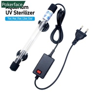 POKERFACE 5W/7W/9W/11W/13W Aquarium UV Sterilizer Lamp Light Water Cleaner for Fish Tank Lamp Fish P