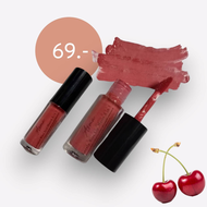 ลิปเนื้อแมท โทนสีชมพูอมแดง บำรุงริมฝีปาก ASMA Lovely Kiss Lip Liquid Matte 3 in 1 Mini 1.5ml