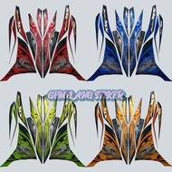 Striping Decal Polet Sticker Yamaha Jupiter Mx 135 2011 Fullset Quality