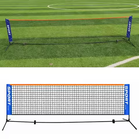 Portable Badminton Tennis Net Sports Net for Pickleball Tennis Soccer Training(only net, no stand)