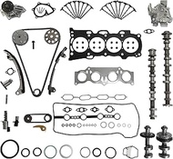 Engine 2AZFE Head Gasket Set Oil Water Pump Timing Chain Kit Camshaft Intake & Exhaust Valve Balance