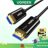 UGREEN 8K HDMI Fiber Optic Cable HDMI 2.1 Dynamic HDR 8K/60Hz 4K/120Hz Ultra High Speed 48Gbps eARC 3D HDCP2.2 for 8K TV