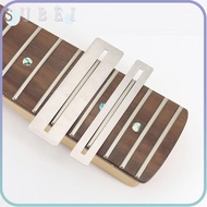 SULIN 2Pcs Fretboard Protector, Luthier Tools Guitar Tool Fingerboard Protector, Portable Silver Met
