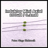 Induktor mini Axial 100uH / 0.1mH Lilitan / Inductor