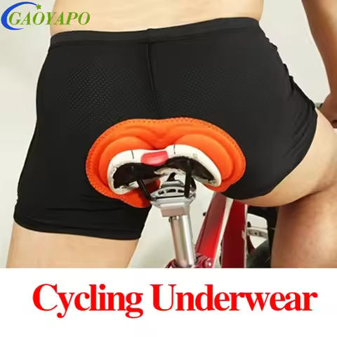 1Pcs Cycling Underwear for Men, 4D Gel Padded Bike Bicycle Shorts Cycle Biking Riding Undershorts MT