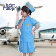 Children's Flight Attendant Costume Flight Attendant Uniform Children's Professional Costume KS