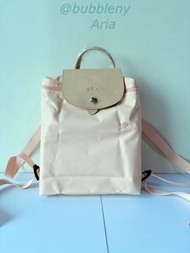 LONGCHAMP 龍驤 LE PLIAGE 經典一代藕粉色尼龍雙肩背囊