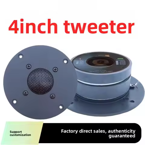 SOTAMIA 2PCS 4 Inch Tweeter 4 Ohm 70 Watt Single Magnetic 104mm Bookshelf Speaker High Power Bluetoo