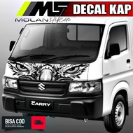 Decal Sticker Striping Variasi Kap/Kabin New Suzuki Carry Pickup - Decal Kabin Depan New Suzuki Carr