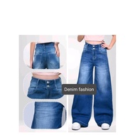 2-BUTTON CULOT JEANS 2-BUTTON SKENA JEANS PANTS 2-BUTTON JEANS PANTS LOOSE JEANS PANTS 2-BUTTON HIGH