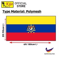 KIJO Polymesh Bendera New Wilayah Flag 90x180cm #3601