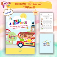 Build A Sentence English Exercise Sheets to Build Sentences Helps Children Develop Reading and Writi