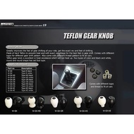 Works Teflon Gear Knob - Type I - White