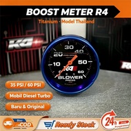 Boost Meter TitaniumR4 Thai Model 35 Psi & 60 Psi Boostmeter for Turbo Diesel Cars