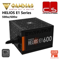 Gamdias HELIOS E1 Series 80% Efficiency Power Supply - 500w/600w