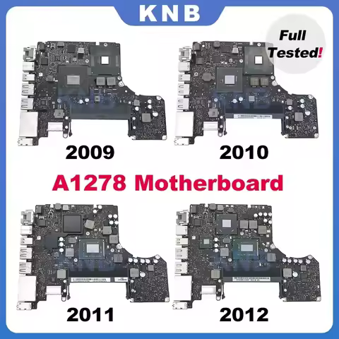 Original A1278 Logic Board For Macbook Pro 13" A1278 Motherboard i5 i7 2008 2009 2010 2011 2012 Year