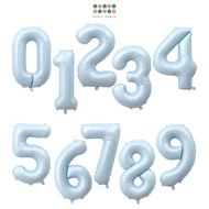 40 inch number balloon baby blue number balloon for birthday party decoration